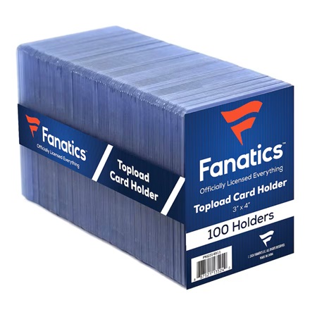 Fanatics Topload Card Holder (35pt)  - 100ct